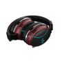 Bakeey Wireless bluetooth Headphone LED Light Gaming Headset Foldable TF Card AUX Stereo Headphone With Mic (Black + Red)