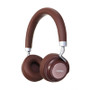 YT H001 Adjustable Leather Wireless bluetooth Earphone Stereo Bass Headphone for iPhone Samsung