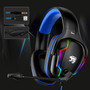 Bakeey A80 Wired Game Headset Surround Sound Bass Gaming Headphones Noise Reduction LED Light Stereo Over-Ear Headphones With Microphone