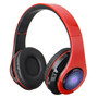 Foldable bluetooth 5.0 LED Colorful Lighting Wireless Gaming Headset Headphone with Adjustable Headband