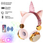 Bakeey Cute Unicorn bluetooth 5.0 Over-Ear Headphones Wireless Kids Cartoon Stereo Headset Earphone Built-in Microphone