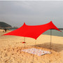 210x210x165cm Outdoor Camping Tent Canopy with Sandbag Anchors Lightweight Sunshade Protection Beach Shelters