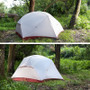 Outdoor 1-2 People Tent Nylon Waterproof Double Layer Sunshade Canopy Camping Hiking