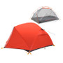 Outdoor 1-2 People Tent Nylon Waterproof Double Layer Sunshade Canopy Camping Hiking
