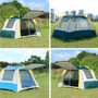 5-6 People Fully Automatic Set Up Tent With 3 Windows Family Picnic Travel Rainproof Windproof Camping Tent Carpa