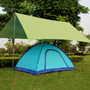 210x150cm Outdoor Camping Tent Tarp Sunshade Rain Shelter Awning Waterproof Picnic Mat