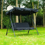 3 Seater Waterproof Garden Swing Chair Canopy Replacement Spare Outdoor Seat Protector Cover