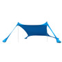 210x210x160CM Family Beach Sunshade Lightweight Anti-UV Sun Shade Tent With Sandbag Anchors For Parks & Outdoor Camping
