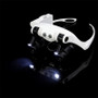 10X 15X 20X 25X LED Magnifying Glasses Jewelry Loupe Magnifier Binocular Loupe Glasses with Light Enlargement Mirror