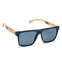 Wooden Polarized Sunglasses Mens Womens Square Glasses Bamboo Wood Glasses w/ Box