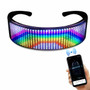 USB Rechargeable LED bluetooth Shining Eye Glasses Magic Party Glasses APP Control