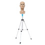 Fecruize Adjustable Tripod Stand Holder for Hairdressing Training Hair