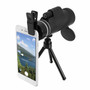 MOGE 40x60 Monocular Ultra HD Optical Lens Low Light Night Vision Telescope + Phone Clip + Tripod