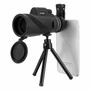 MOGE 40x60 Monocular Ultra HD Optical Lens Low Light Night Vision Telescope + Phone Clip + Tripod