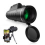 IPRee® 40X60 Monocular Optical HD Lens Telescope + Tripod + Mobile Phone Clip