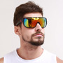 Mens Protection Black Frame Shades Sunglasses