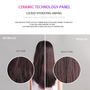 Hair Straughtener Fast Warm-up Flat Iron Negative Ion Ceramic Tourmaline Ionic Hair Straighten Curling iron Corrugation