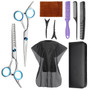 10 Pcs Professional Barber Scissors Barber Shop Thinning Scissors Hairdressing Scissors Stainless Steel Barber Scissors Set