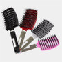 4 Color Hair Scalp Massage Comb Bristle Nylon Hairbrush Wet Curly Detangle Hair Brush for Salon Hairdressing Styling Tools