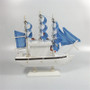 Mediterranean Sailing Music Box Gifts For The New Year Creative Wooden Sailboat Craft Gift Souvenirs