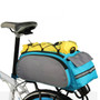 BIKIGHT 13L Bike Luggage Bag Multi-purpose Durable Shoulder Handbag Cycling Pannier Rear Rack Bag