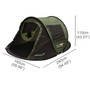 Outdoor 5-8 People Automatic Instant Popup Tent Waterproof Sunshade Canopy Rain Shelter Camping