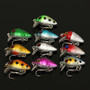 ZANLURE Lot 56 Mixed Minnow Fishing Lures Bass Baits Crankbaits Sharp Hooks Tackle Set