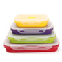 IPRee® 4 Size Collapsible Silicone Lunch Boxes Portable Food Storage Kitchen Containers