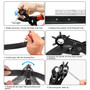 9inch Heavy Duty Leather Hole Punch Hand Pliers Belt Holes Punches 6 Sized