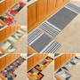 2pcs Kitchen Floor Carpet Non-Slip Area Rug Living Room Washable Door Mat Set