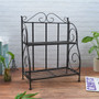 Iron Art Foldable Plant Stand Cosmetic Bathroom Kitchen Shelf Storage Rack