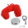 Pro 220LBS D48mm Round Neodymium Magnet Salvage Recovery Fishing Kit with 20M Rope