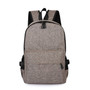15L Outdoor USB Anti-theft Backpack Rucksack Laptop Bag School Shoulder Bag Camping Travel