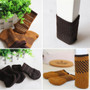 24Pcs/Set Chair Leg Socks Furniture Cover Knitting Sock Sets Floor Protector Table Chair Leg Cap