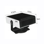 150W 2 in 1 12V Car Truck Auto Heater Fan Windscreen Window Demister Defroster Car Accessories Winter Portable Car Defroster Heater