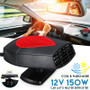 12V 150W Portable Car Heater & Cooler Fan Defroster Demister Heating Warmer