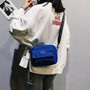 Women Canvas Hip-hop Mini Shoulder Bag Crossbody Bag