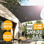Rectangle Sun Shade Sail Garden Patio Awning Canopy Sunscreen UV Block Outdoor Camping