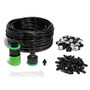 20m 66 Inch Spray Hose and 20pcs Sprinkler Nozzle Garden Patio Water Mist Coolant System