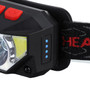 2PCS SGODDE 800LM 8Modes Motion Sensor Cycling Headlamp Ultra Bright USB Rechargeable LED Flashlight Headlight