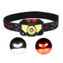 XANES® 826A 800LM Smart Sensor USB Headlamp 6 Modes Headlight Flashlight For Camping Hunting Cycling