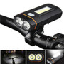 XANES DL04 1000LM Dual T6 German Standard Bicycle Light COB Front Light 150° Floodlight Phone Charging Power Bank