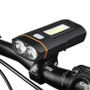 XANES DL04 1000LM Dual T6 German Standard Bicycle Light COB Front Light 150° Floodlight Phone Charging Power Bank