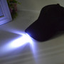 Adjustable Bicycle 5 LED Light Cap Battery Powered Hat Outdoor Baseball Cap