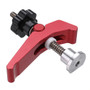 Drillpro Red Quick Acting Hold Down Clamp Aluminum Alloy T-Slot T-Track Clamp Set Woodworking Tool for Woodworking Table