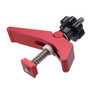 Drillpro Red Quick Acting Hold Down Clamp Aluminum Alloy T-Slot T-Track Clamp Set Woodworking Tool for Woodworking Table