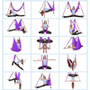 KALOAD Air Yoga Fitness Hammock 550+LBS Load Capacity Yoga Studio Quality Swing Yoga Hammock