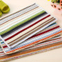 Bright Colored Stripe Carpet Door Mats Anti-slip High Water Absorbing Carpets Rugs Door Floor Mats Suited Hallway Bath Bedroom And Kitchen Area