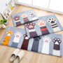 Flannel Floor Mat Kitchen Home Door Mats Long Kitchen Carpet Bedroom Anti-skid Mat Multi-purpose Mat