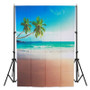 1x1.5m 3x5ft Coast Coconut Tree Vinyl Studio Photography Photo Backdrop Background